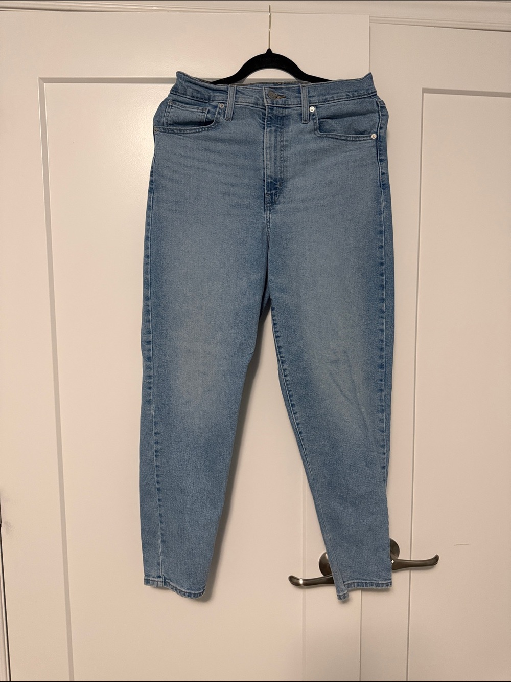 Levi's High-Rise Light Blue Mom Jeans
